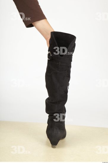 Whole Body Woman Casual Boot Slim Studio photo references