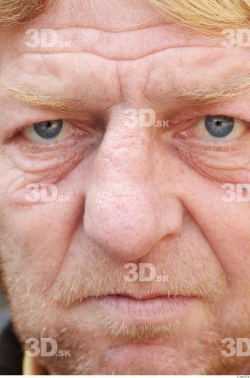 Nose Man White Slim Wrinkles