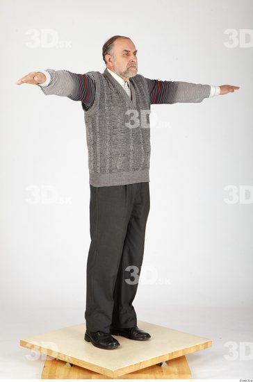 Whole Body Man T poses Casual Chubby Studio photo references