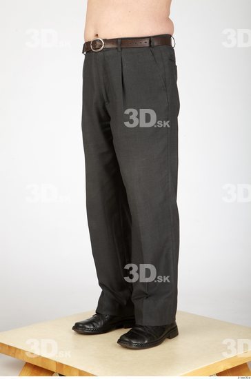 Leg Whole Body Man Casual Trousers Chubby Studio photo references