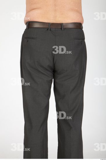 Thigh Whole Body Man Casual Trousers Chubby Studio photo references