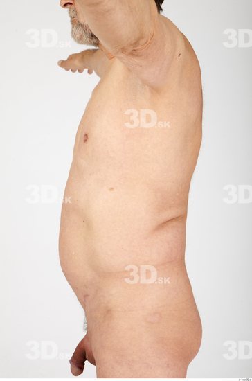 Upper Body Whole Body Man Nude Casual Chubby Studio photo references