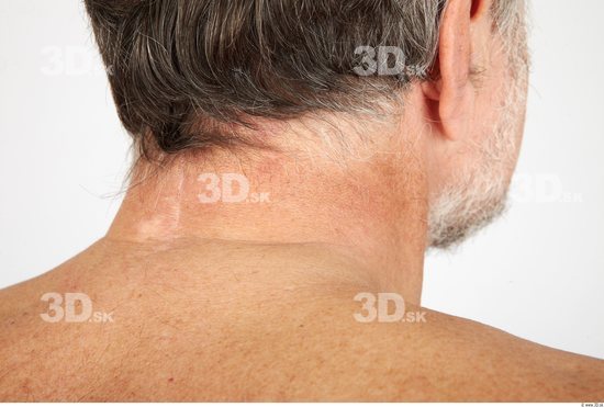 Neck Whole Body Man Nude Casual Chubby Studio photo references