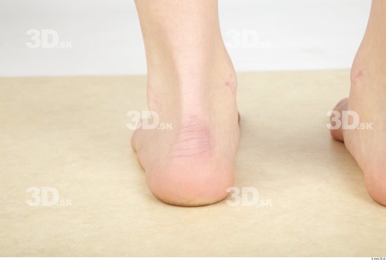 Foot Whole Body Woman Nude Casual Slim Studio photo references