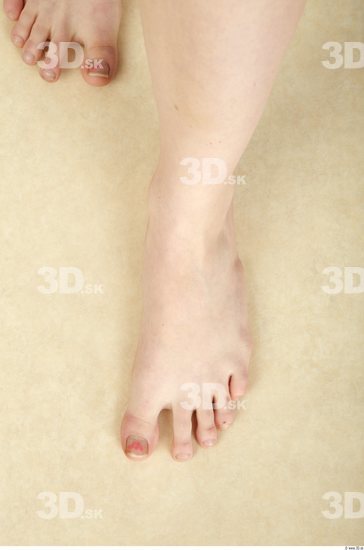 Foot Whole Body Woman Nude Casual Slim Studio photo references