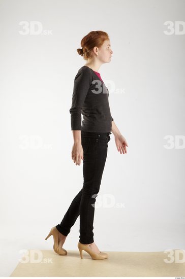 Whole Body Woman Animation references White Casual Slim