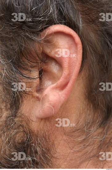 Ear Head Man Woman Casual Average Chubby Street photo references