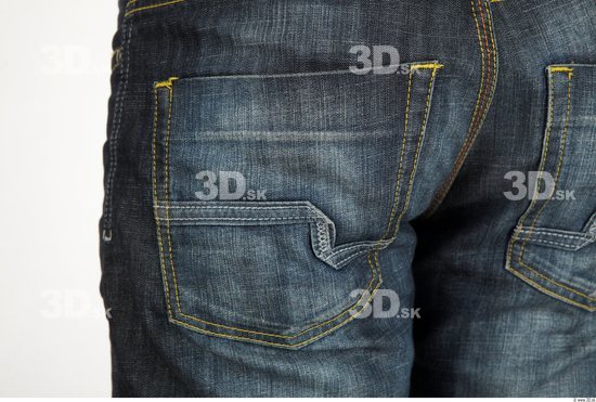 Whole Body Bottom Man Casual Jeans Slim Studio photo references