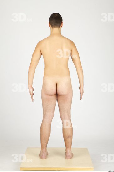 Whole Body Man Nude Casual Slim Studio photo references