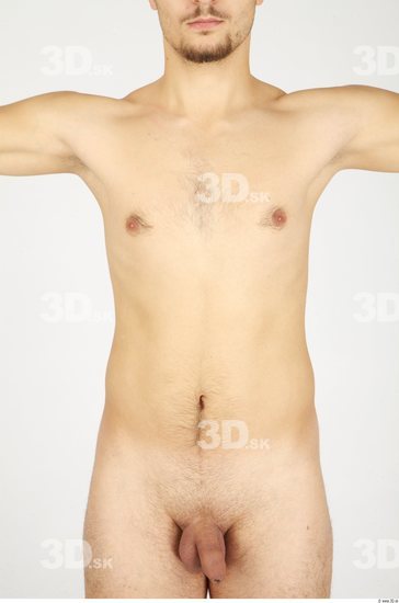 Upper Body Whole Body Man Nude Casual Slim Studio photo references