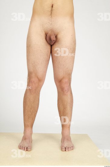 Leg Whole Body Man Nude Casual Slim Studio photo references