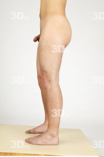 Leg Whole Body Man Nude Casual Slim Studio photo references