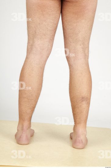 Calf Whole Body Man Nude Casual Slim Studio photo references