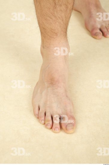 Foot Whole Body Man Nude Casual Slim Studio photo references