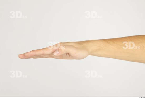 Hand Whole Body Man Casual Slim Studio photo references