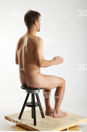 Whole Body Man Artistic poses White Nude Athletic