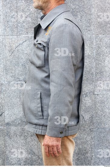 Arm Head Man Casual Jacket Athletic Average Street photo references