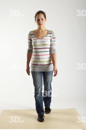 Whole Body Woman Animation references White Casual Slim