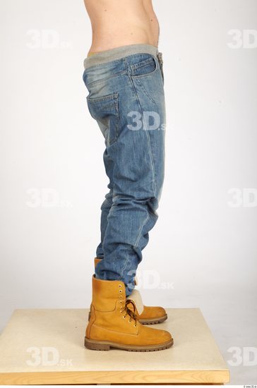 Leg Whole Body Man Casual Jeans Athletic Studio photo references