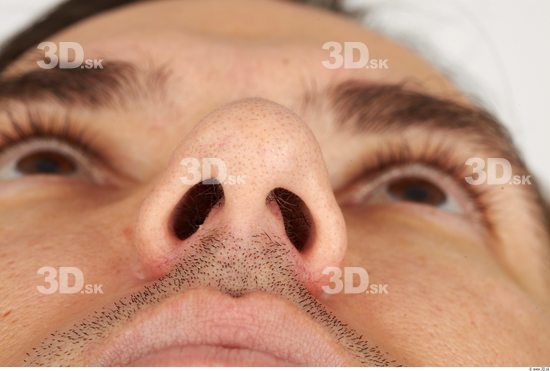 Nose Whole Body Man Casual Athletic Studio photo references