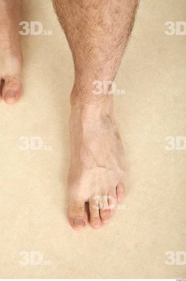 Foot Whole Body Man Nude Casual Athletic Studio photo references