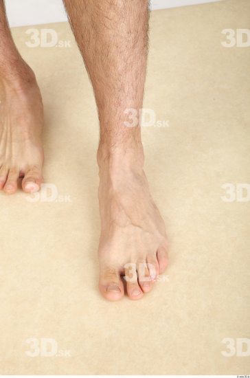 Foot Whole Body Man Nude Casual Athletic Studio photo references