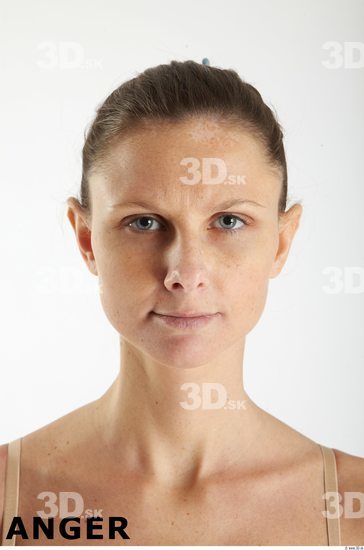 Face Emotions Woman White Underweight