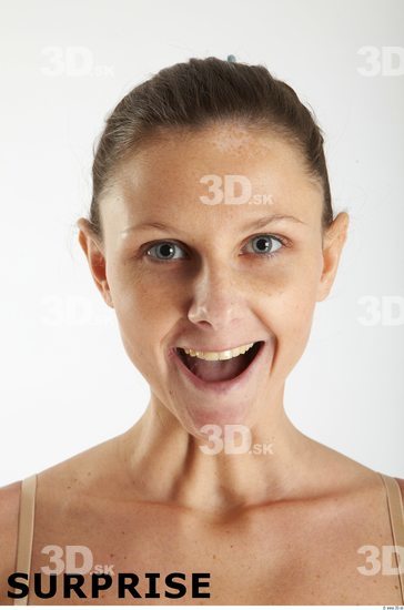 Face Emotions Woman White Underweight