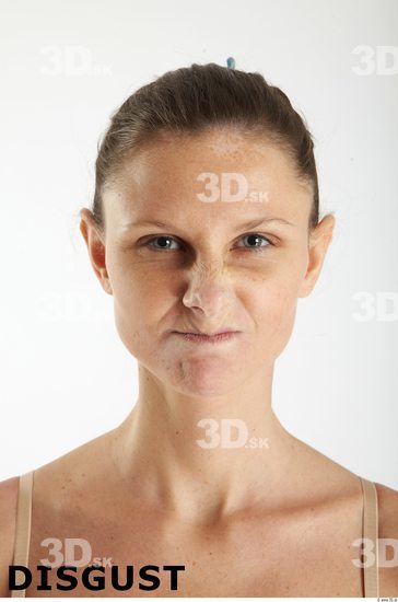 Face Emotions Woman White Underweight