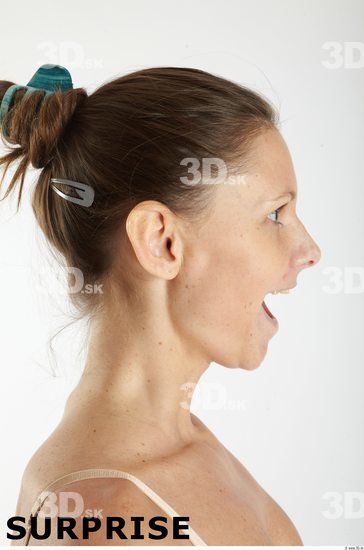 Face Emotions Woman White Underweight