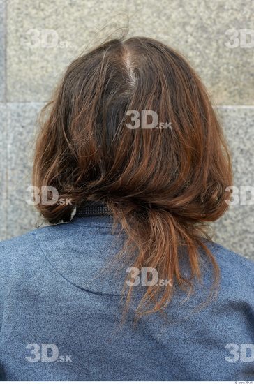 Head Hair Woman Casual Slim Overweight Street photo references