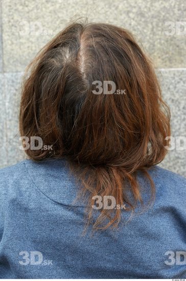 Head Hair Woman Casual Slim Overweight Street photo references