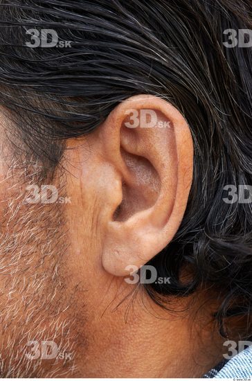 Ear Head Man Casual Slim Average Street photo references