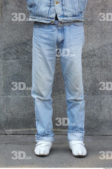 Leg Head Man Casual Jeans Slim Average Street photo references