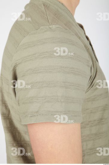 Arm Whole Body Man Casual Shirt T shirt Athletic Studio photo references