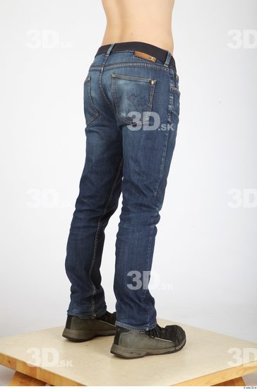 Leg Whole Body Man Casual Jeans Athletic Studio photo references