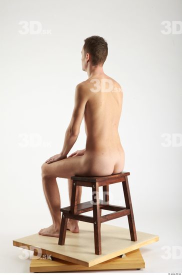 Whole Body Man Artistic poses White Nude Slim