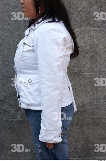 Arm Head Man Woman Casual Jacket Slim Overweight Street photo references