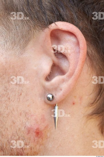 Ear Head Man Woman Piercing Casual Jewel Athletic Average Street photo references