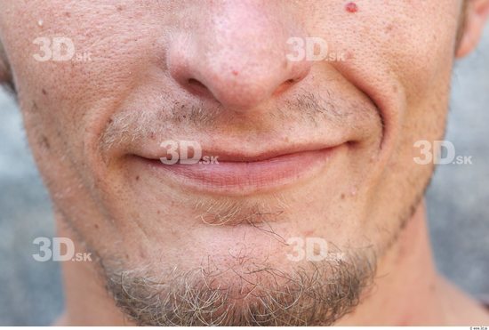 Mouth Head Man Casual Slim Athletic Street photo references