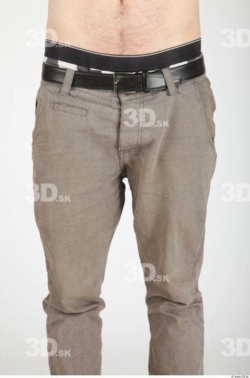 Thigh Whole Body Man Casual Trousers Average Studio photo references