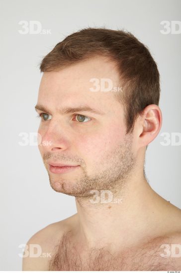 Whole Body Head Man Casual Average Bearded Studio photo references