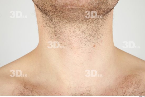 Neck Whole Body Man Nude Casual Average Studio photo references