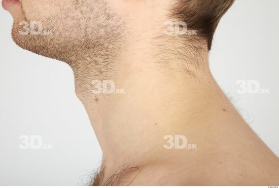 Neck Whole Body Man Nude Casual Average Studio photo references