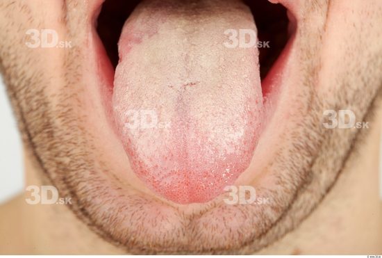 Whole Body Tongue Man Casual Average Studio photo references