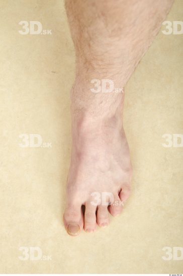 Foot Whole Body Man Nude Casual Average Studio photo references