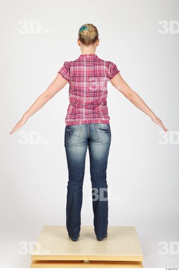 Whole Body Woman Casual Slim Studio photo references