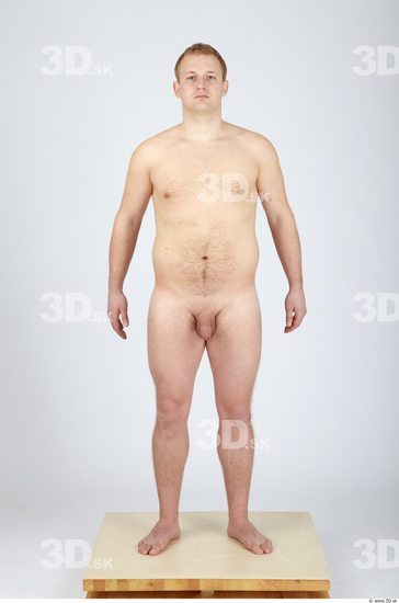 Whole Body Man Nude Casual Chubby Studio photo references