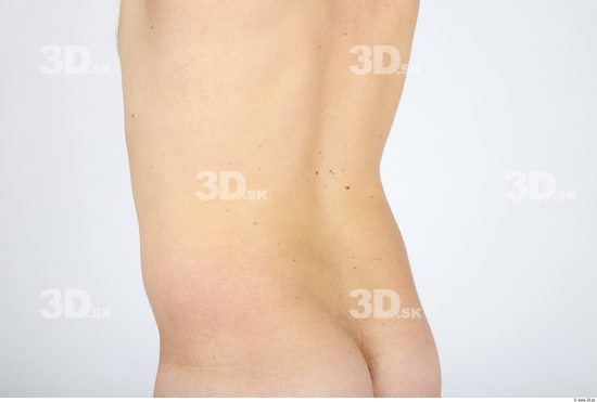 Whole Body Back Man Nude Casual Chubby Studio photo references