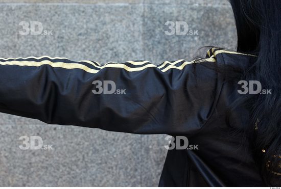 Arm Head Man Woman Casual Jacket Slim Street photo references